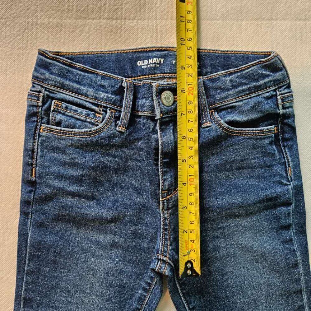 old navy girl jeans high-rise joggings size 7 - Picture 4 of 7